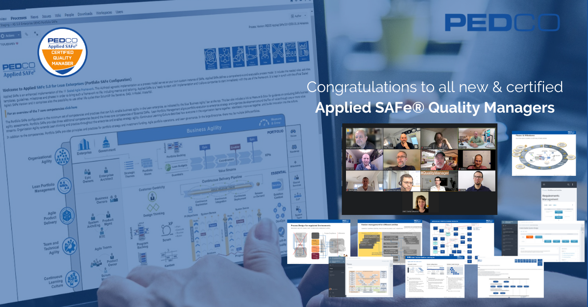 New certified Applied SAFe Quality Managers